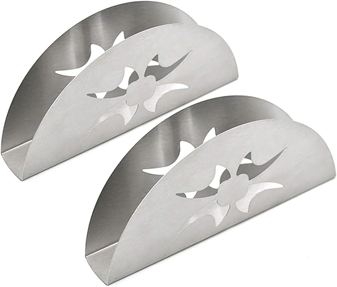 Porte-Serviettes De Table En Acier Inoxydable Doré - Lot De 2 - Support Pour Rouleaux De Papier Cuisine/Salle à Manger