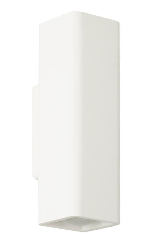 Kinkiet ścienny Tobi Bia biały 2xGU10x40W wym: 25 x 10 x 10 cm ceramika / gips IP20 Lampex