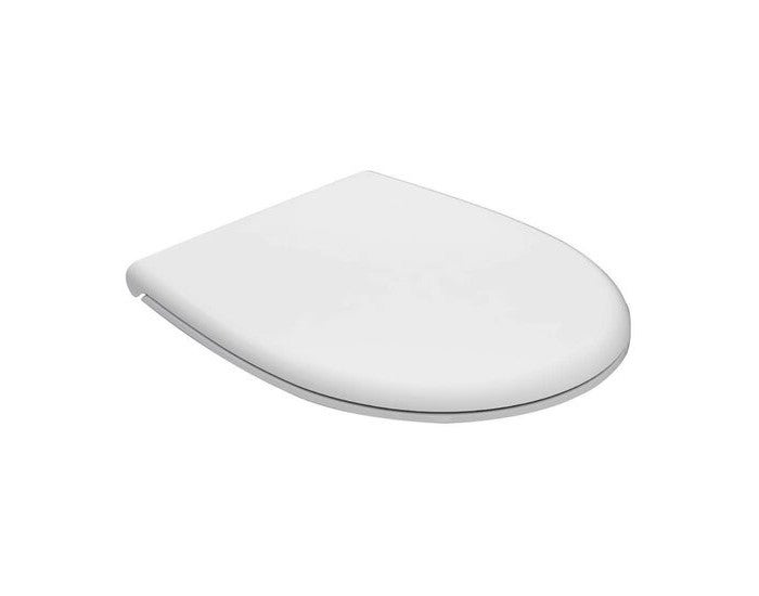 Copriwater Per GLOBO FORTY3 Sospeso – Termoindurente Bianco, Cerniera Inox Con Soft Close (Rallentata) O Normale, Made In Italy - 2