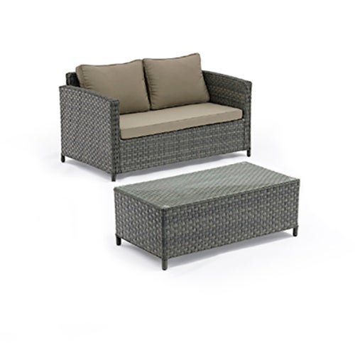 Tempo Style – sofa Kioss w kolorze szarym (2-osobowa)