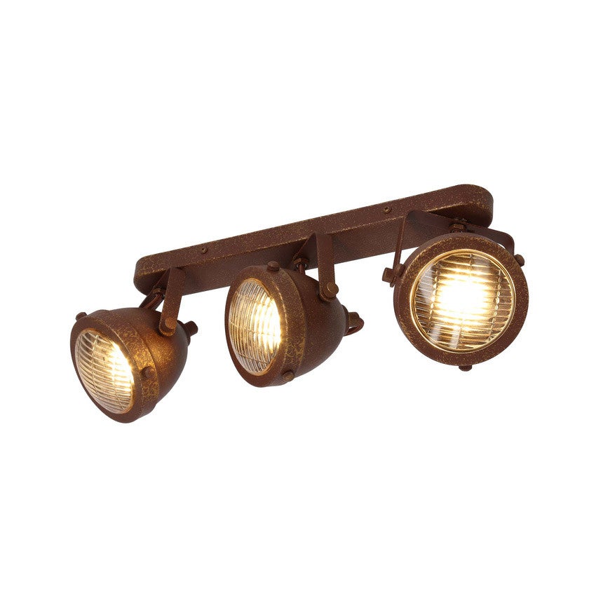 Lampa sufitowa wisząca Frodo brązowo-rdzawy 3xGU10x40W wym: 43 x 12 cm metal Candellux