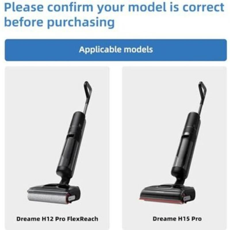 Kit d'accessoires pour aspirateur eau et poussière Dreame H12 Pro FlexReach&nbsp;: 2 brosses rotatives, 2 filtres de rechange et 1 tête de brosse. - 2