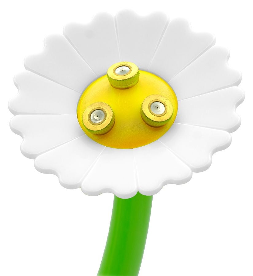 O'FRESH - Nebulizzatore esterno da giardino Margherita, 3 ugelli in ottone, a memoria di forma - 6