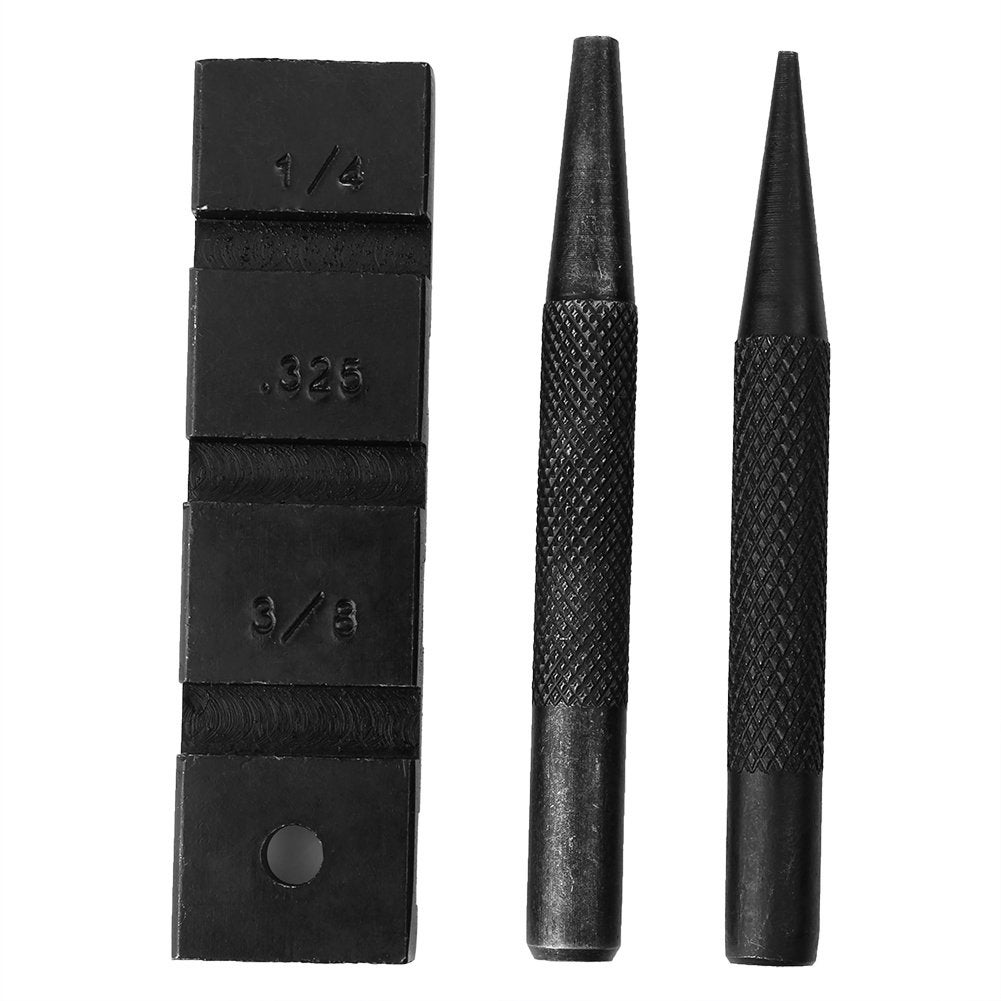 Outil De Rupture Chaîne Tronçonneuse Avec 3 Rivets - Kit Complet Poche Pour Réparation Chaîne
