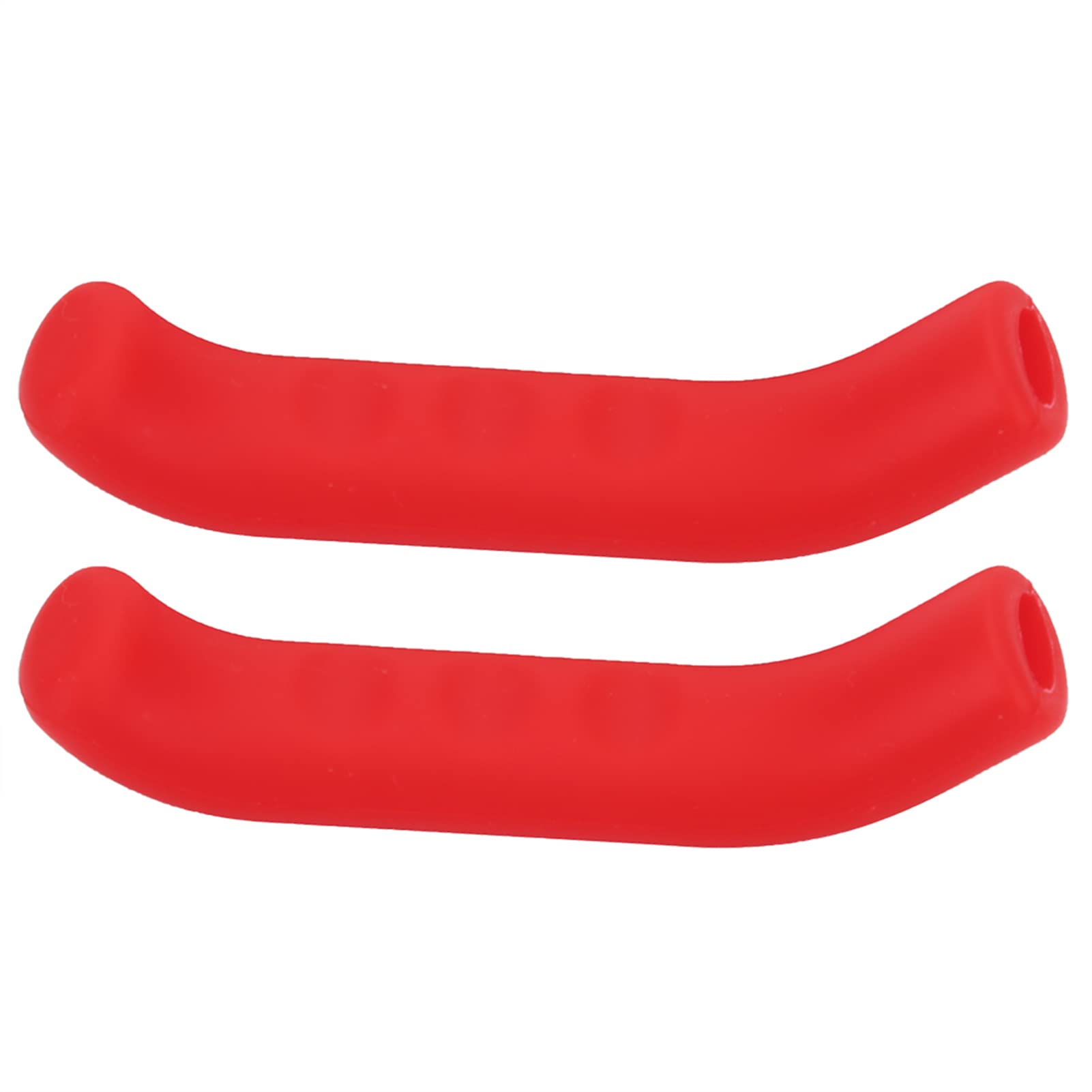 5 cores capa da alavanca do freio da bicicleta apertos de silicone anti deslizamento protetor à prova dwaterproof água ciclismo acessório (vermelho) - 7