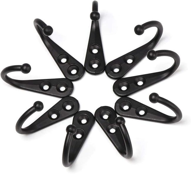 Set Di 20 Ganci A Punta Singola Da Parete Per Appendere Asciugamani Con 40 Viti Per Borse Cappelli Berretti Sciarpe Tazze 96022071 Set Di 20 Ganci A Punta Singola Da Parete Per Appendere Asciugamani Con 40 Viti Per Borse Cappelli Berretti Sciarpe Tazze 96022071