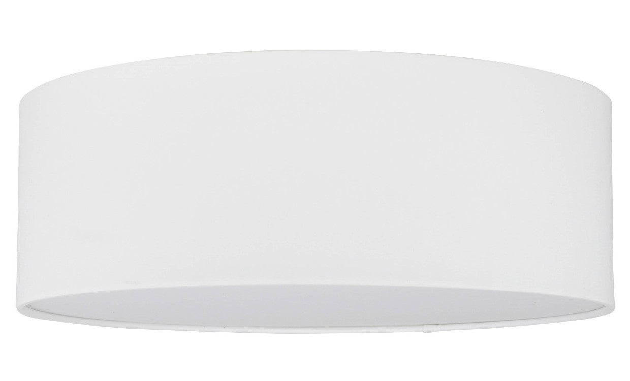 Plafonnier Josefina, Métal, Tissu, Acrylique, Blanc, EPIKASA | Leroy Merlin