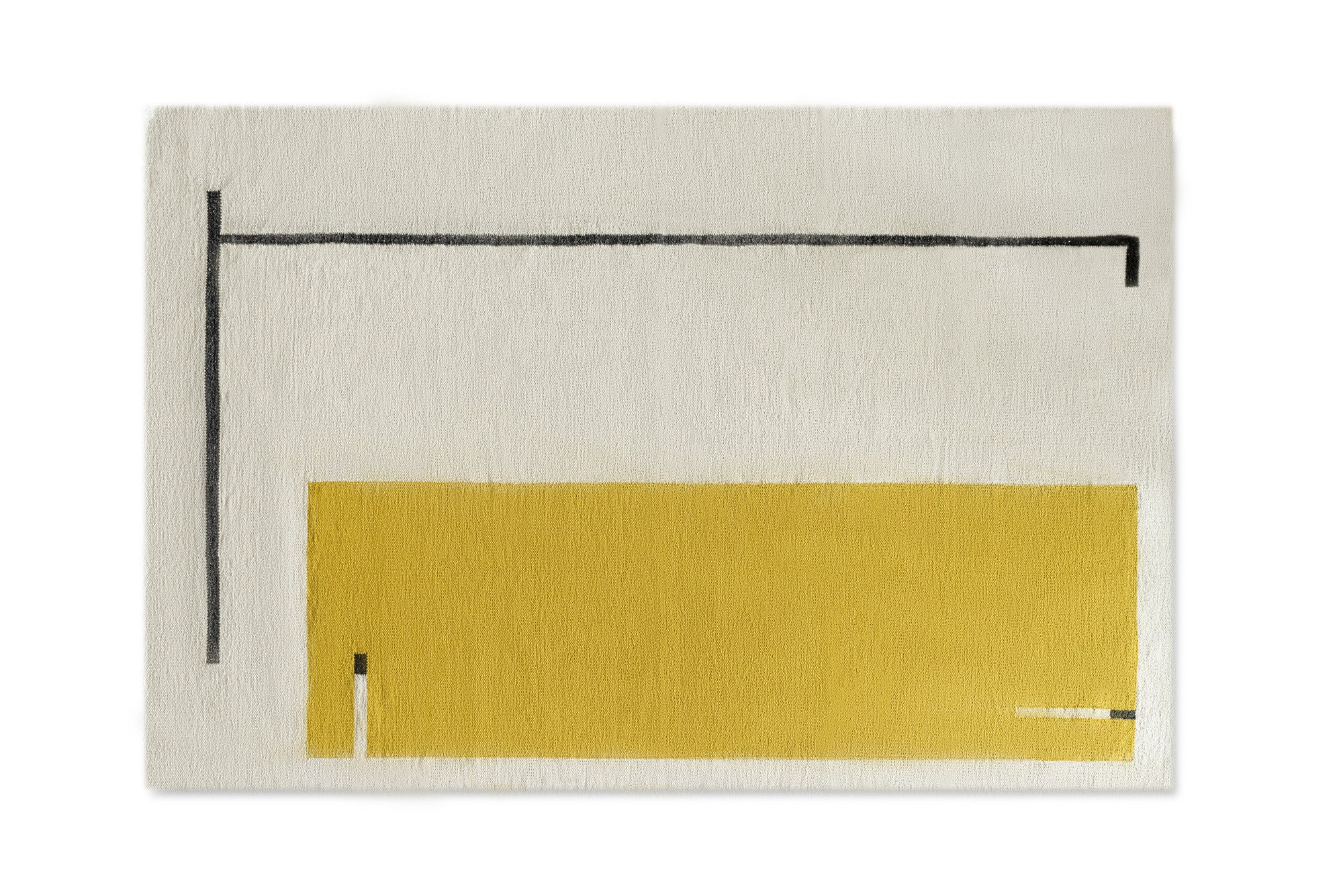 Dywan designerski beżowo-żółty 160x230cm