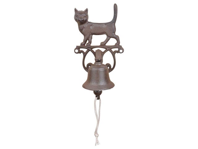 Cloche En Fonte Murale Ou De Porte - Décoration Fer Style Antique - Train Décoratif - Aubaho