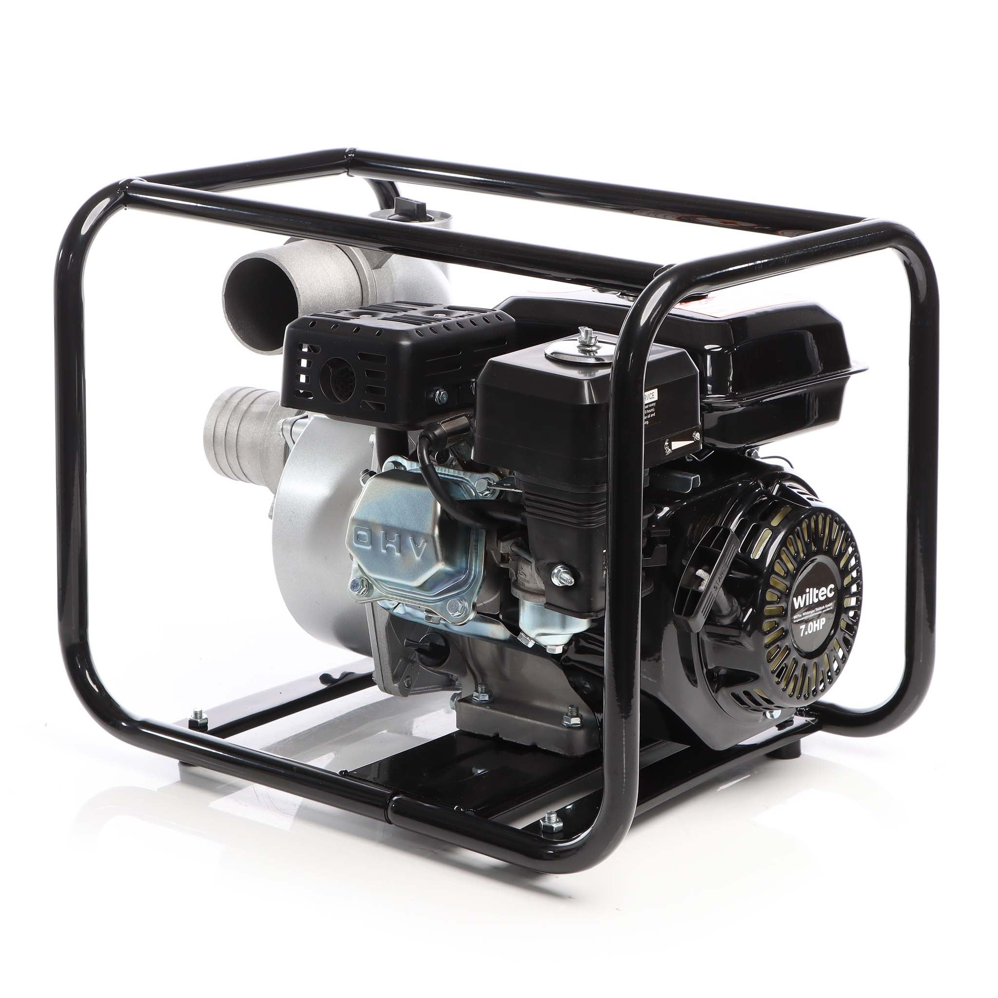 Pompe d’essence pour eaux usées – 4 kW / 48000 l/h / Refoulement 30 m / Raccord 80 mm (3