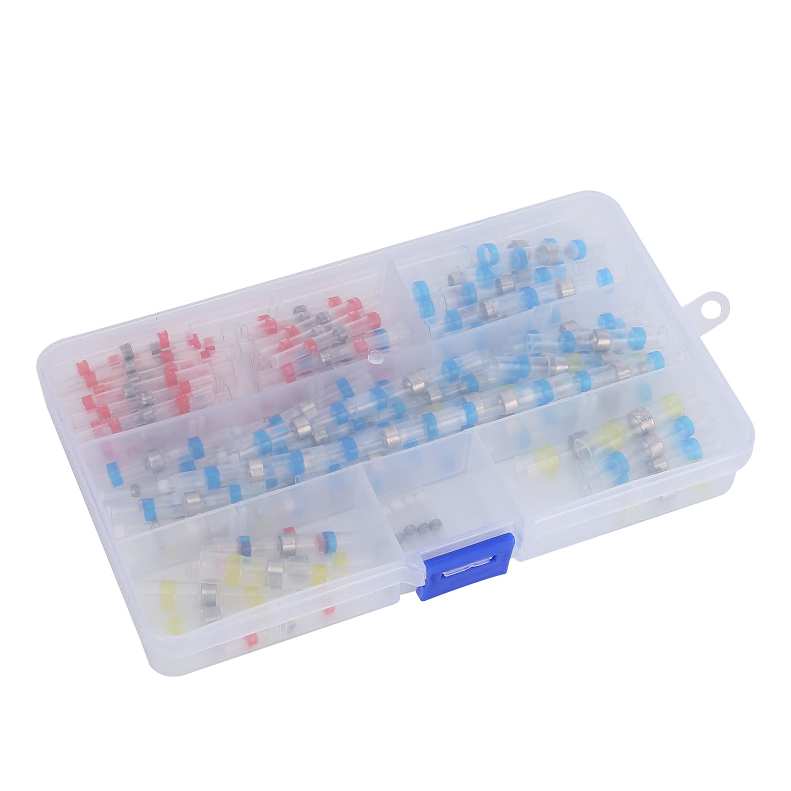 Lot de 150 connecteurs bout à bout thermorétractables isolés et Lot de 150 connecteurs bout à bout thermorétractables isolés et