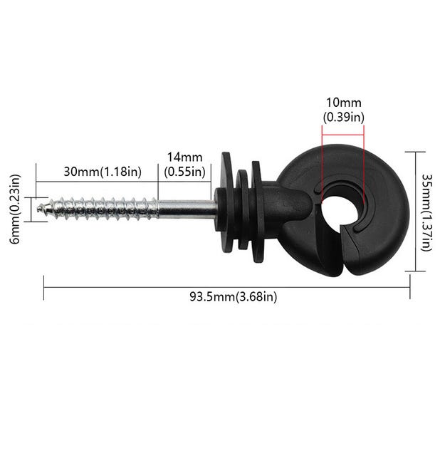 Confezione Da 100 Isolatori Per Recinzioni Elettriche - Sistema Di Recinzione Per Lallevamento Di Bestiame 93394741 Confezione Da 100 Isolatori Per Recinzioni Elettriche - Sistema Di Recinzione Per Lallevamento Di Bestiame 93394741
