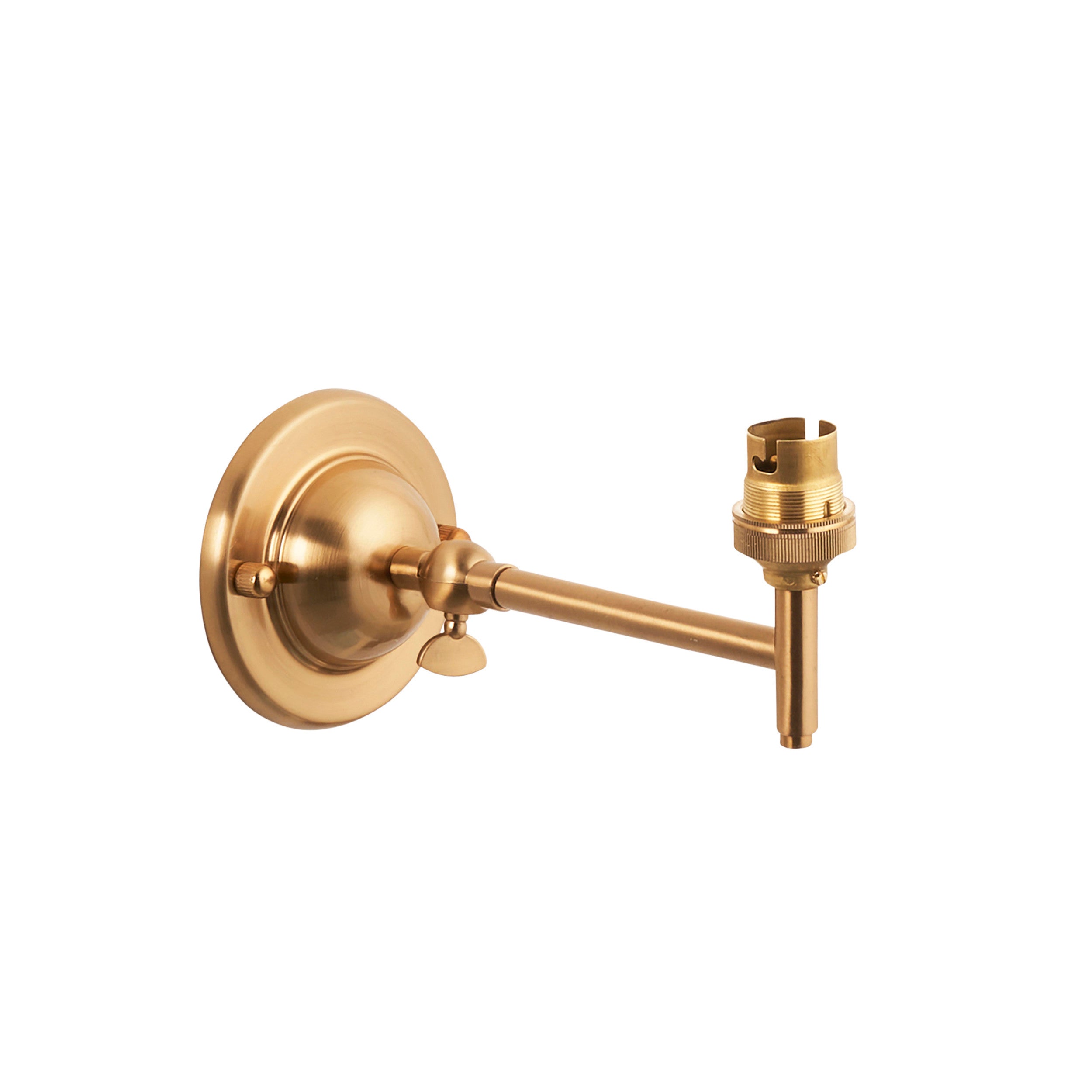 Kinkiet DOME FOLD mosiężny szczotkowany 1xB22x60W metal wym:11x10x19,2cm IP20 Endon