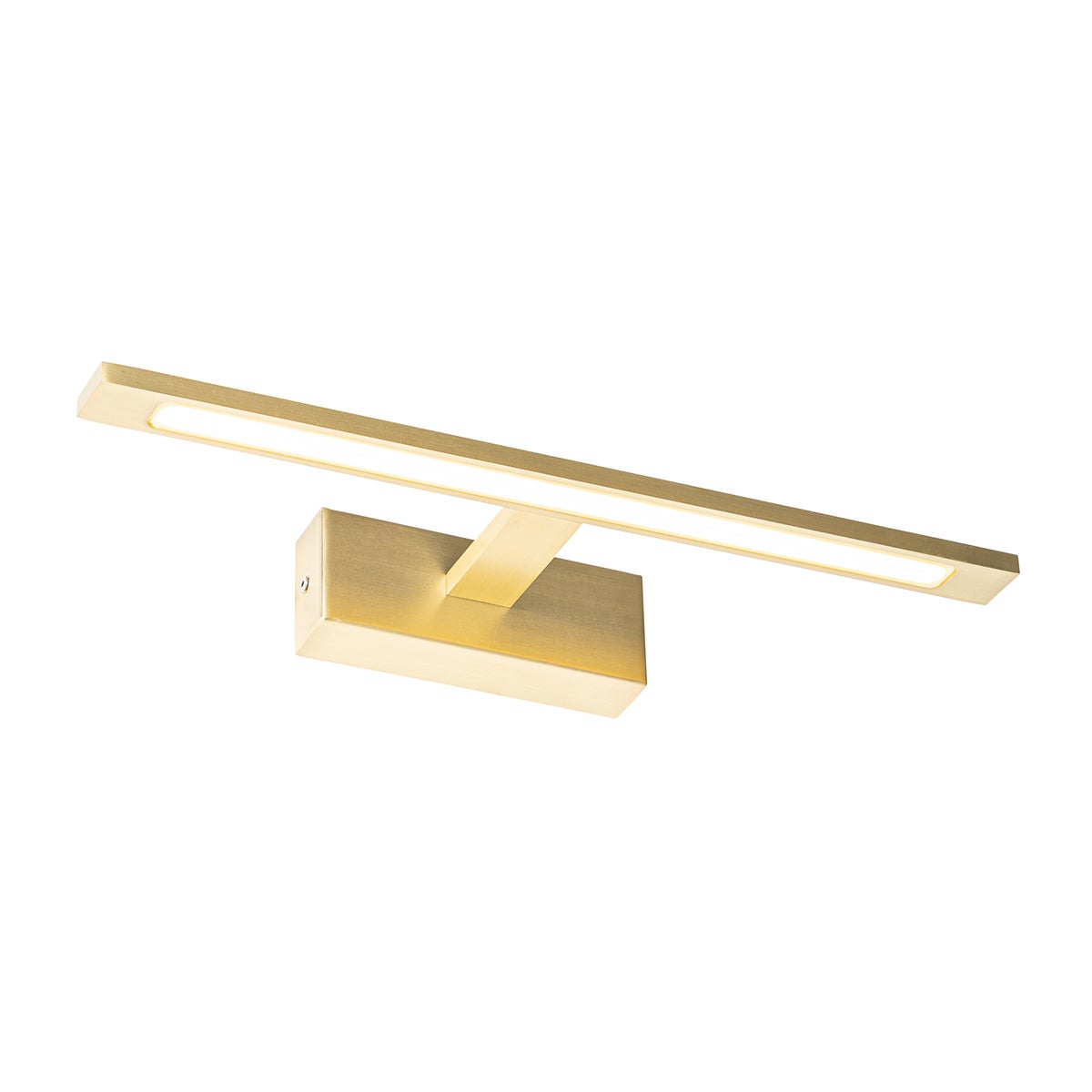 Qazqa design applique murale - Jerre - doré/laiton, led intégrée 13w incluse, Integrated led, 2700k, blanc chaud, 41.5cm, IP44, - 7