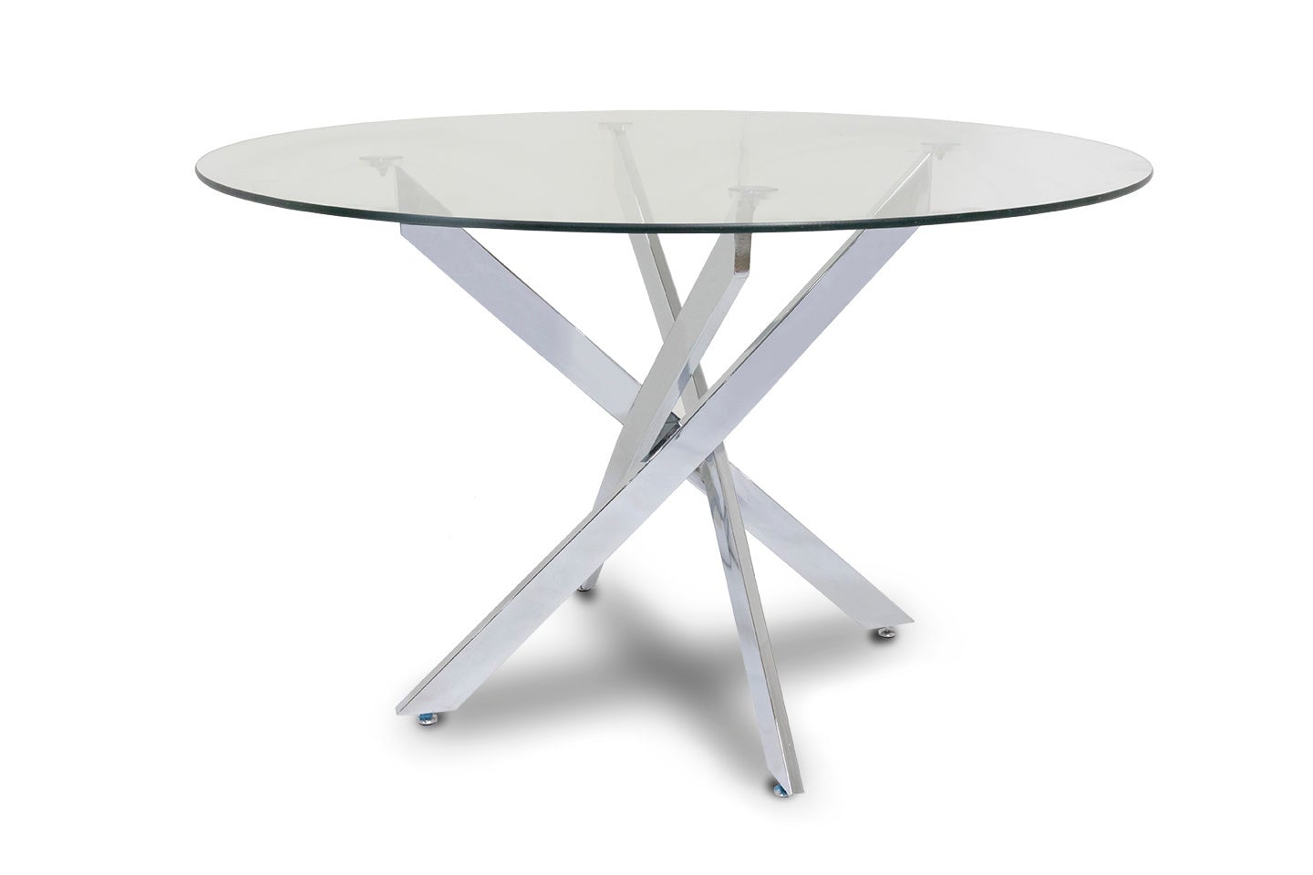 Mesa Redonda de Cristal Templado 120cm DT. Comedor o Cocina, Cambria - 3