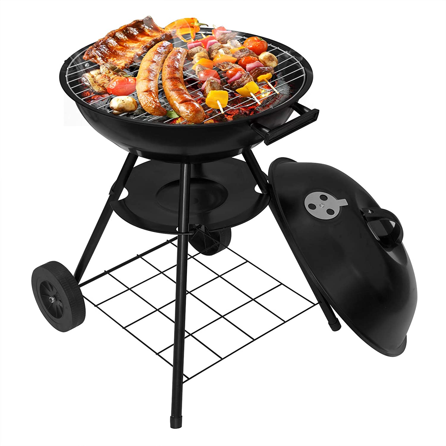 Roues De Rechange Pour Barbecue - Lot De 2, Plastique, Diamètre 19 Cm - Pour Déplacement Facile - 9