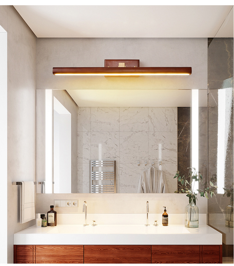 Bextcok aplique de estilo vintage, lámpara giratoria para tocador, lámpara de noche para dormitorio (60 cm, luz neutra)