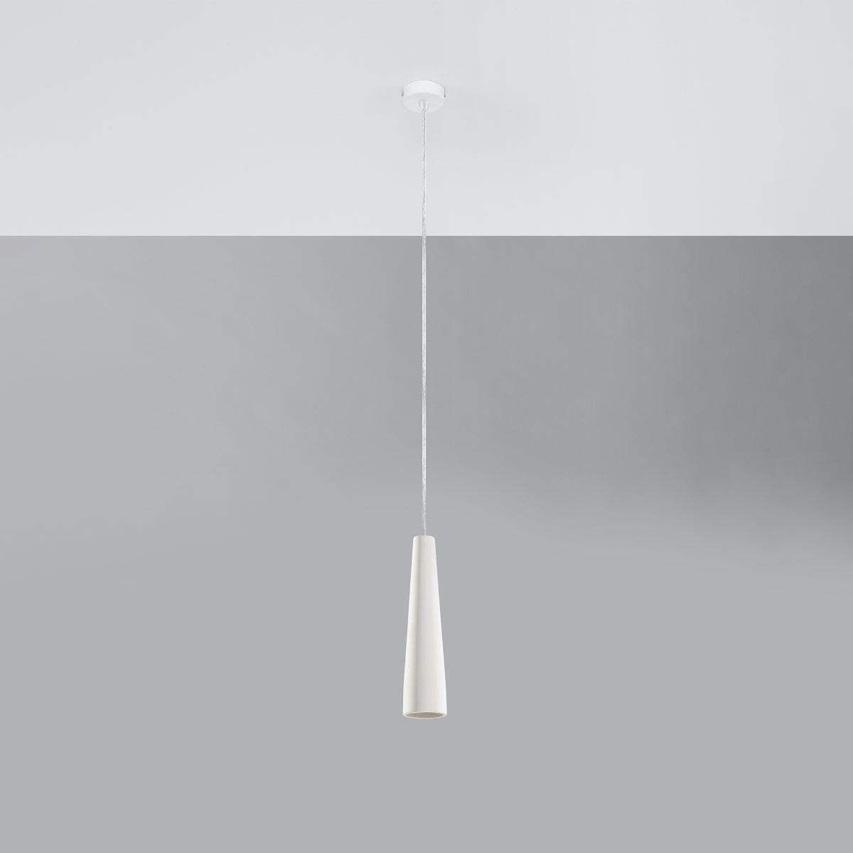 Lampa wisząca ceramiczna ECLIX LED 4000K - 8x8x132cm Sollux