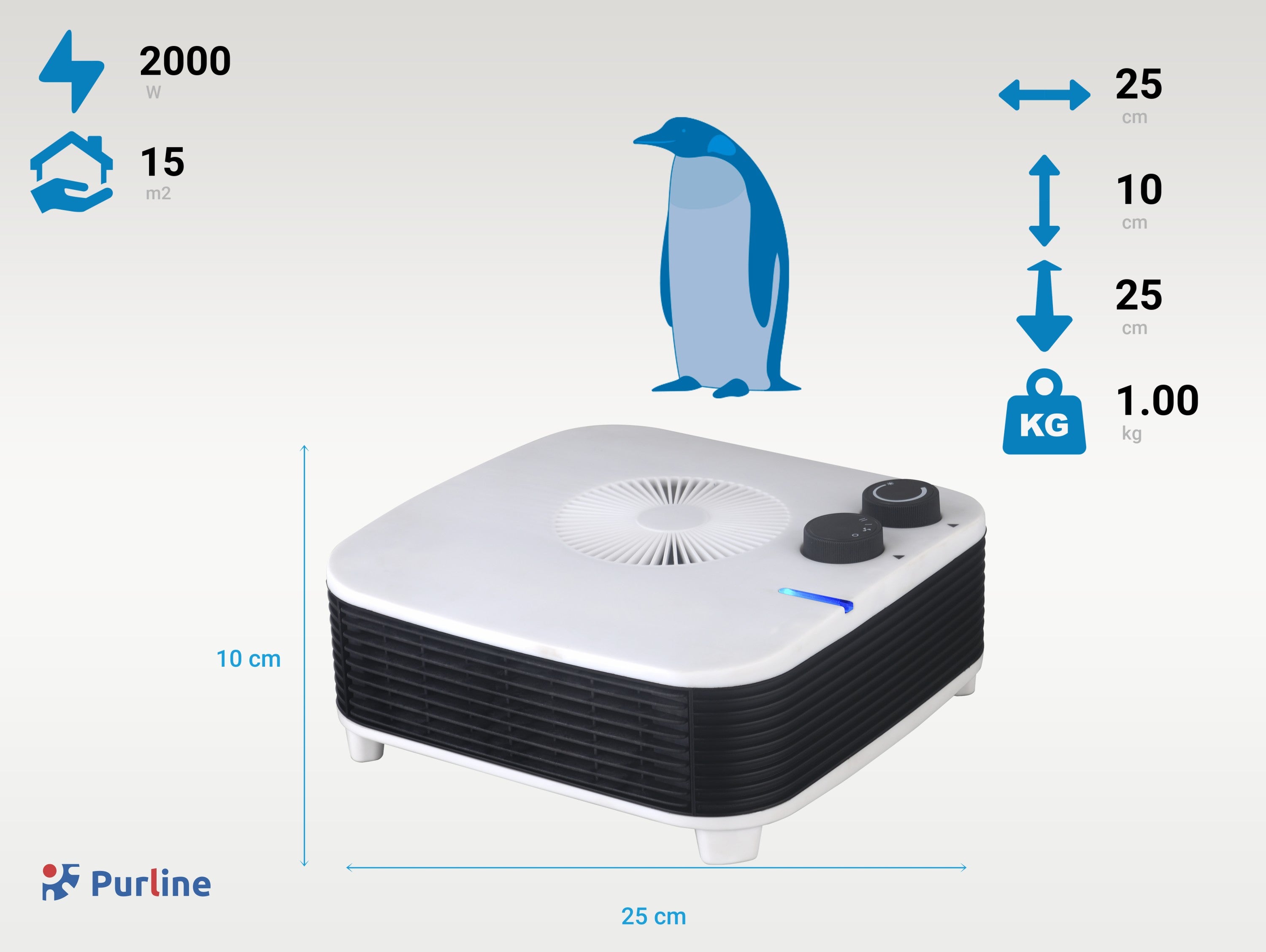 Chauffage au sol à 2 niveaux de puissance - 4