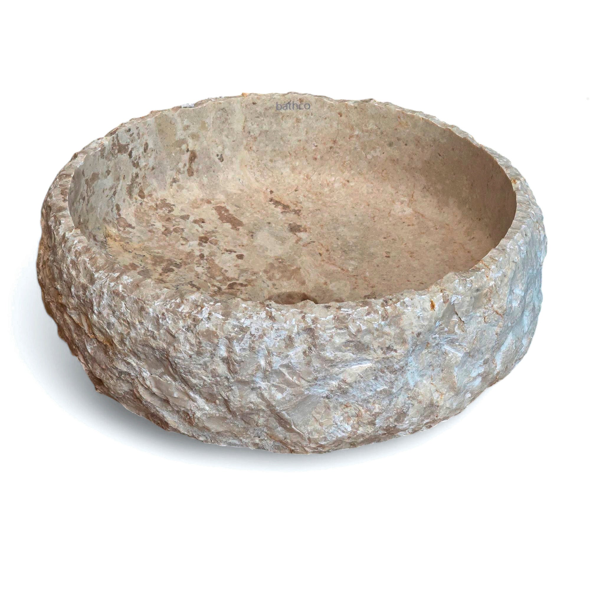 Lavatório de pedra natural bege DAYTON 380 x130 mm - 4