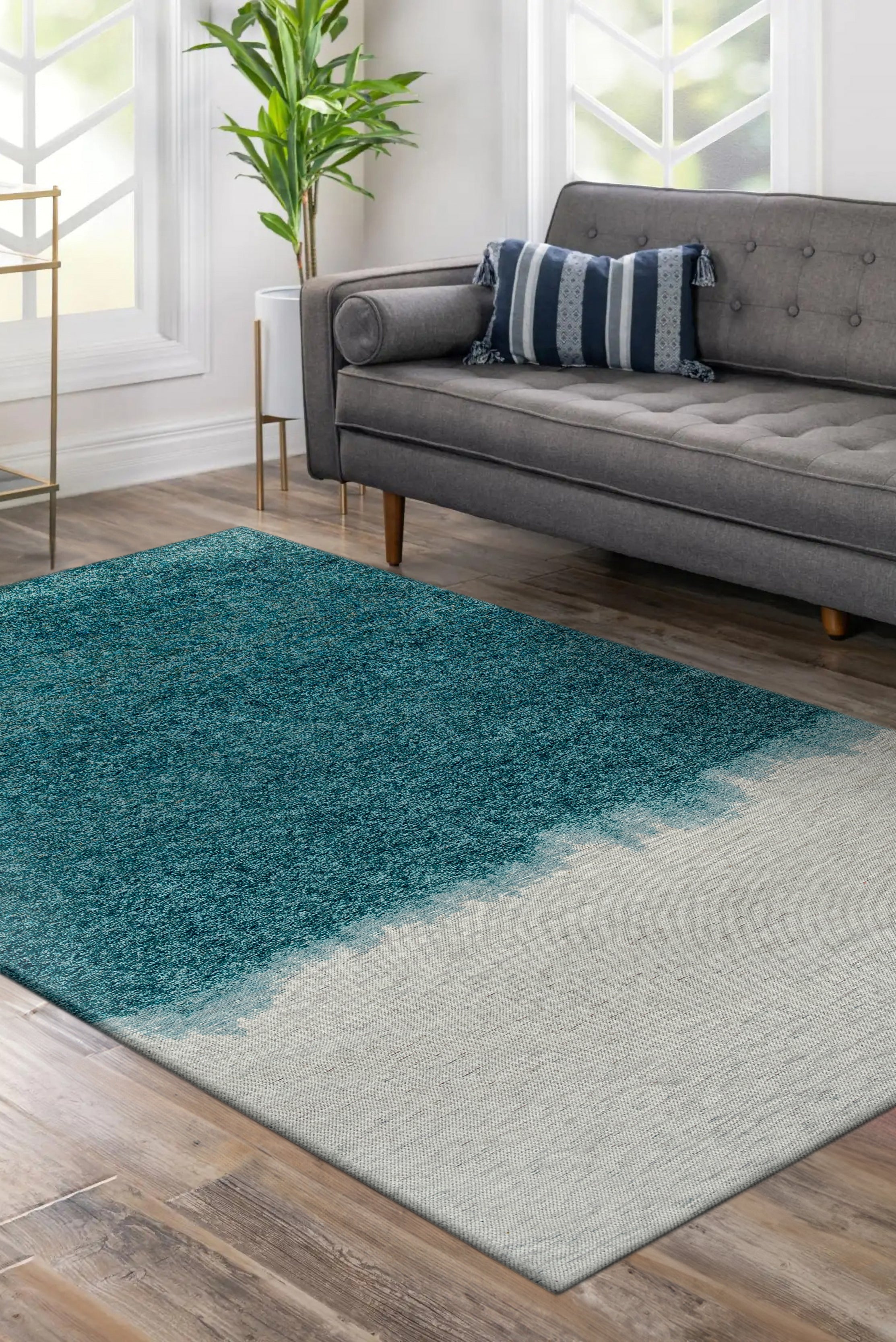 Tapis de salon moderne tissé plat BURST 170x240 cm - 2