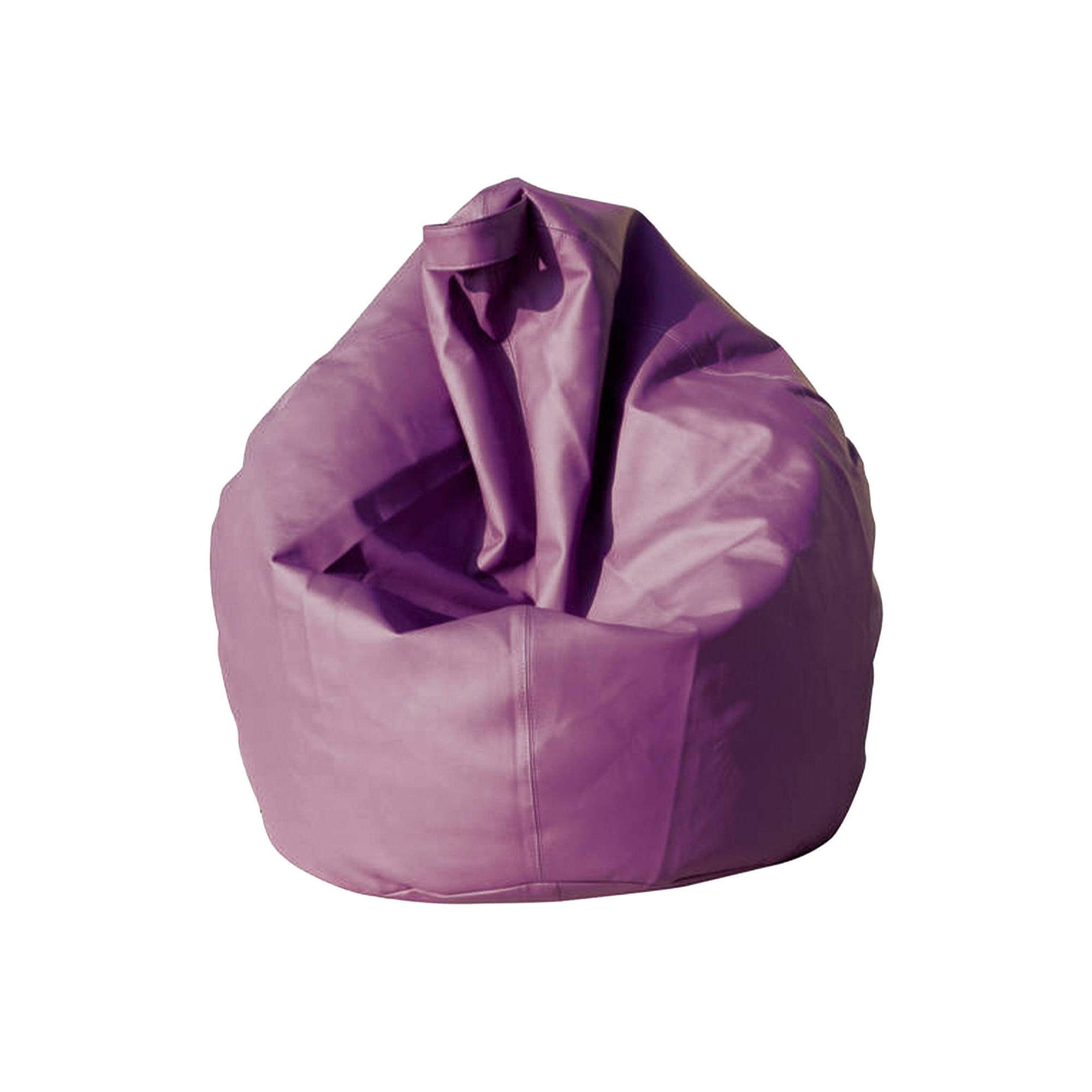 Puf abisso, sillón multiusos, puf, puf reposapiés, made in italy, 70x70 h110 cm, morado