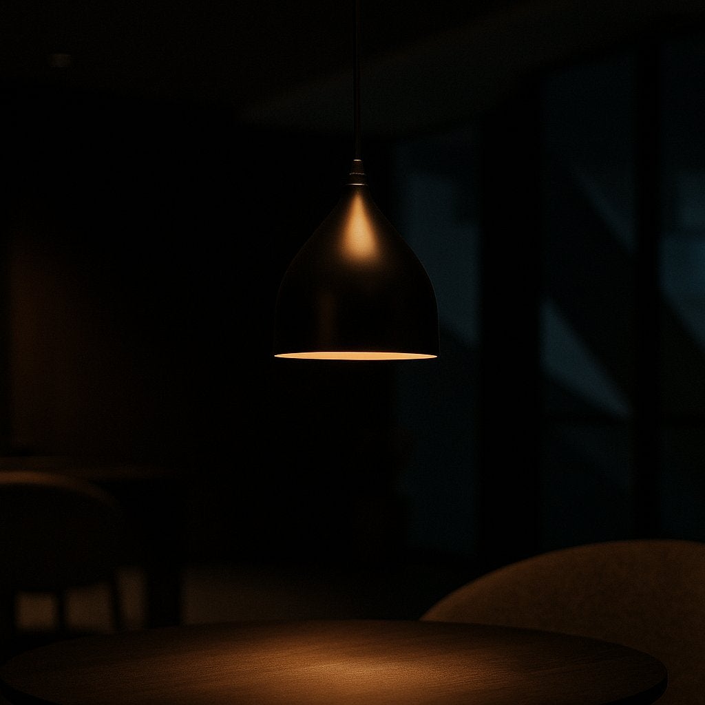 Lampa wisząca sufitowa Como 1-punktowa E27 120 cm IP20 stal czarna MasterLED - 5