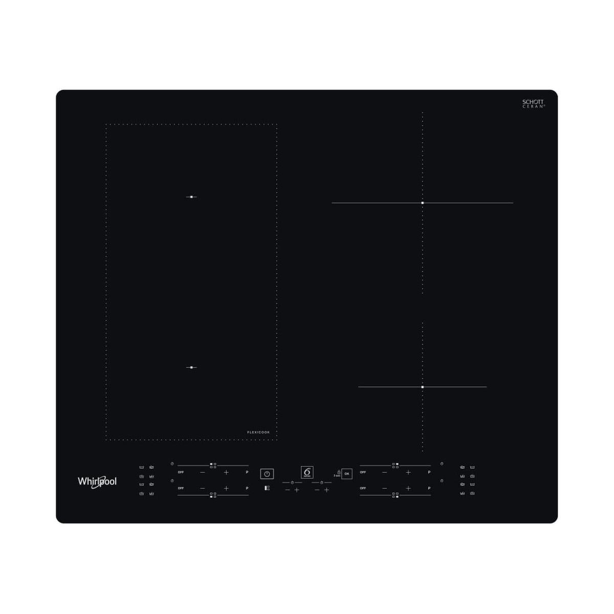Whirlpool Placa Vitrocerámica De Inducción Wl B3360 Ne Negra , Leroy Merlin
