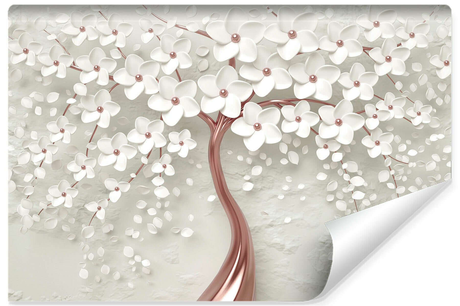 Vlieseline Papier Peint Photo Pour La Chambre FLEURS Cerisier Du Japon