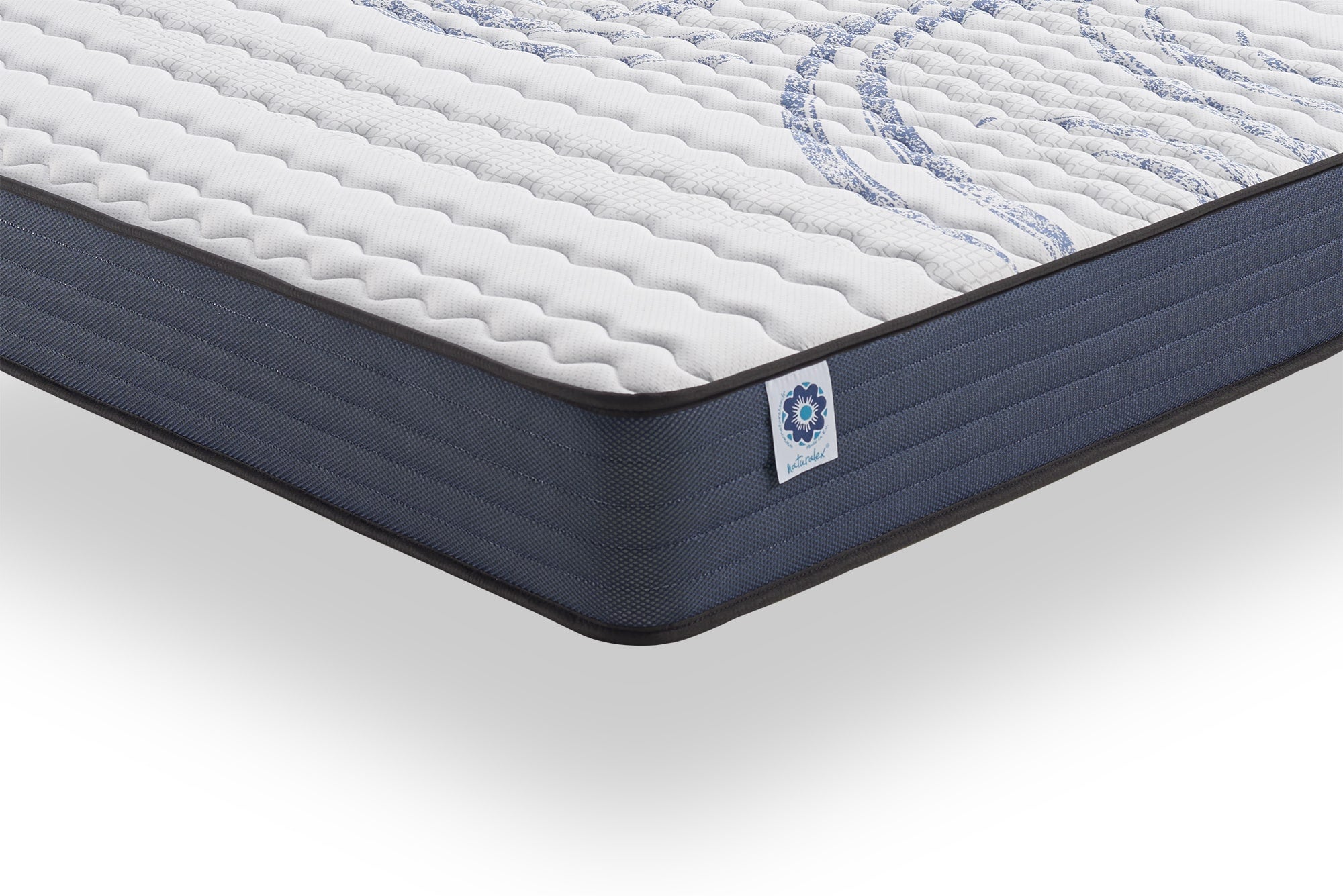 Materasso Perfectsleep 90x190 cm - Schiuma viscoelastica HR - Blue Latex - Spessore 14 cm - 7 Zone - Traspirante - Ipoallergenico - 5