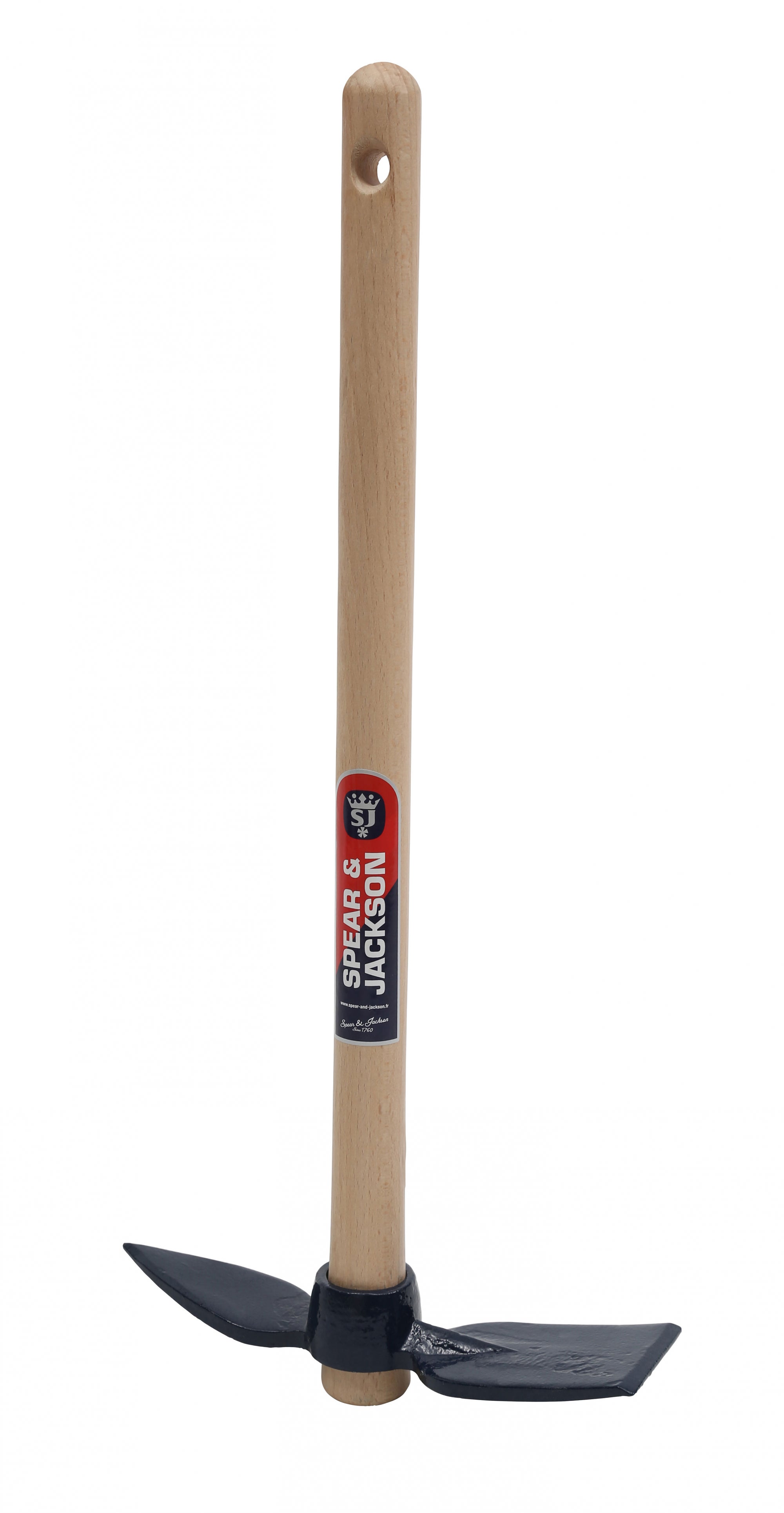 Serfouette forgée panne et langue de 21 cm manche bois - 5