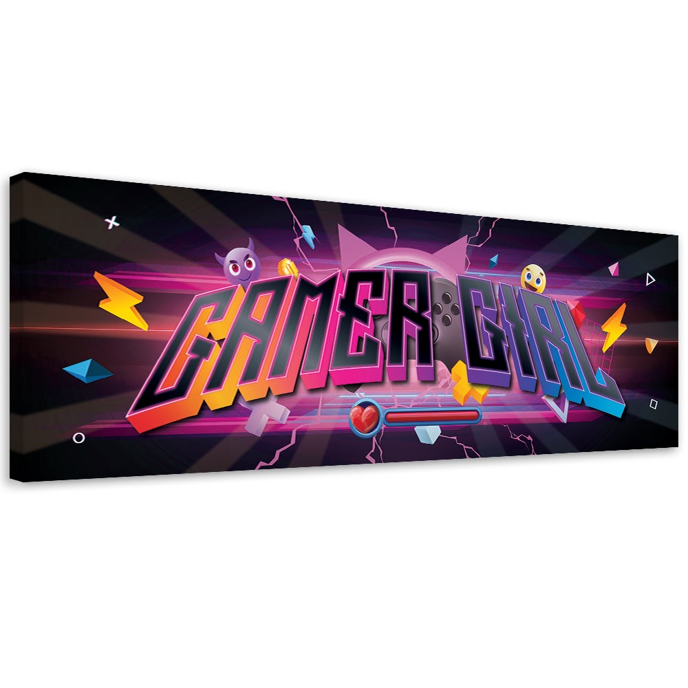 Obraz na płótnie, Napis gaming zone 150x50