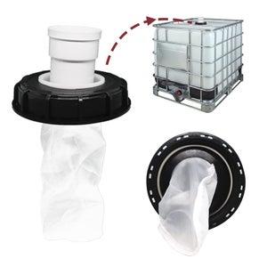 Filtro Di Copertura In Nylon Lavabile IBC Con Coperchio Per Coperchio 163 Con Attacco Per Riempimento Acqua Da 12 Mm 85830467