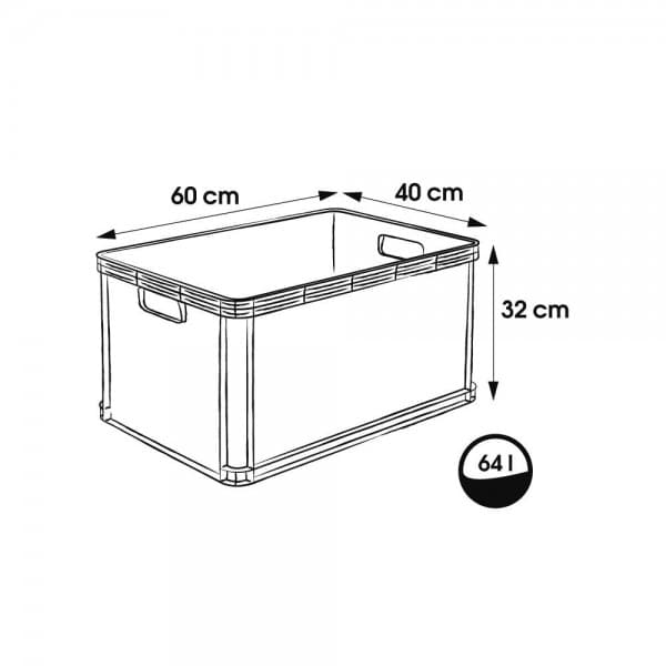Grande caisse de rangement spécial extérieur 64 litres - 4