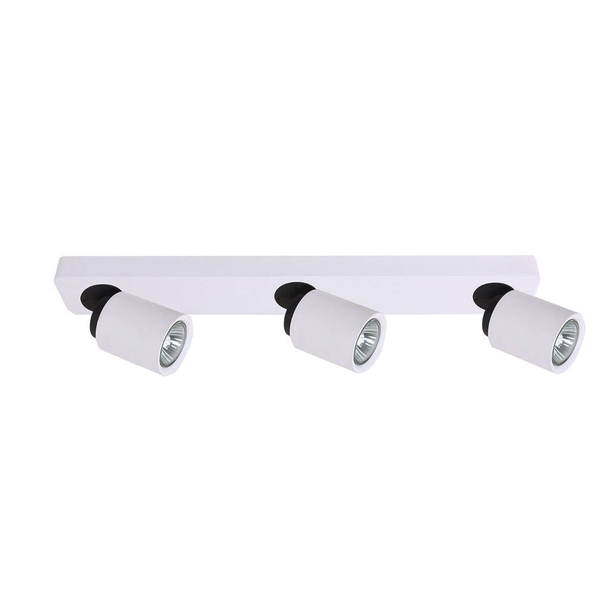 Lampa sufitowa wisząca Lucien biało-czarna 3xGU10x35W nowoczesna wym: 54 x 7 cm metal Italux