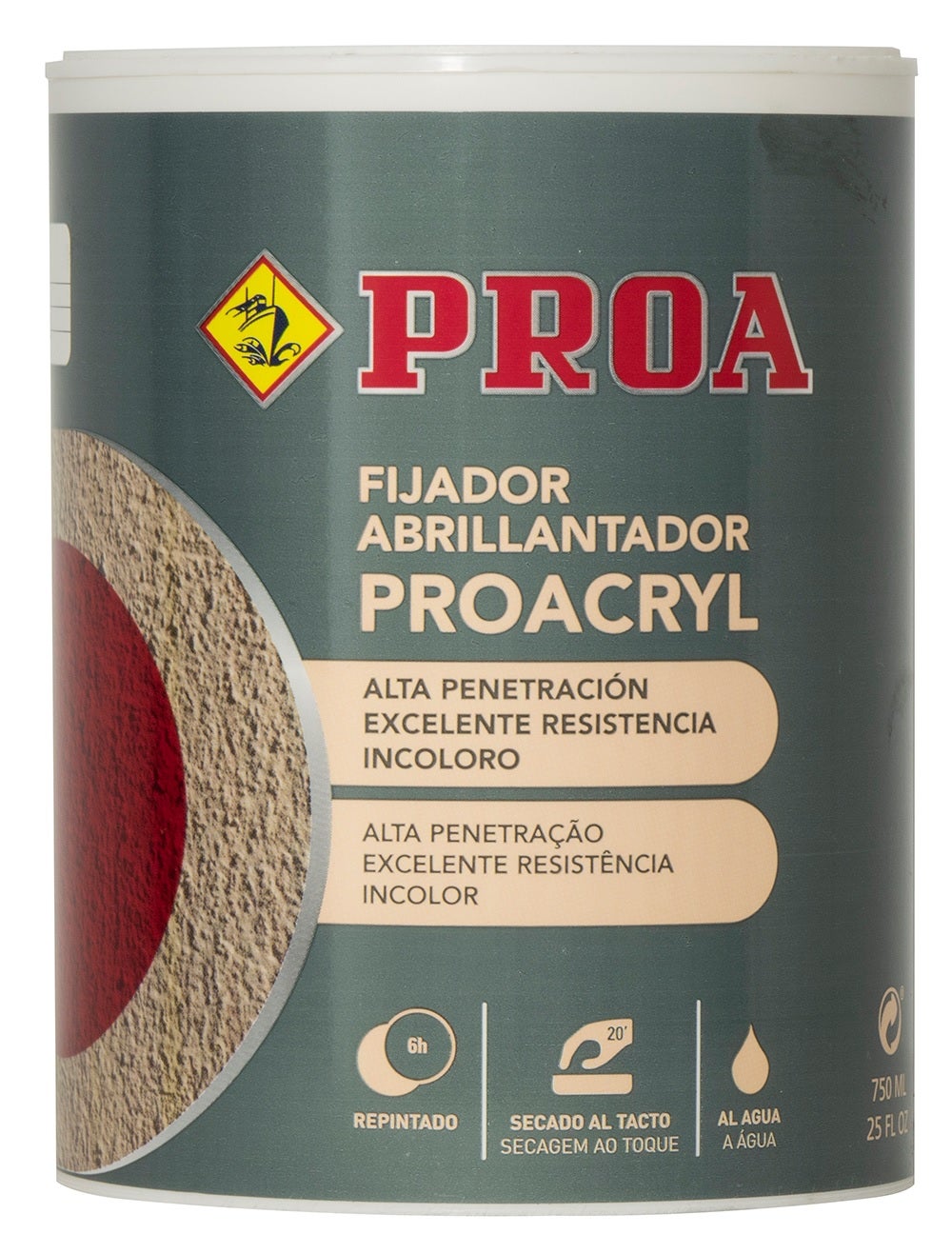 FIJADOR ABRILLANTADOR ACRILICO PROACRYL. Incoloro. 0.75L. Imprimación ...