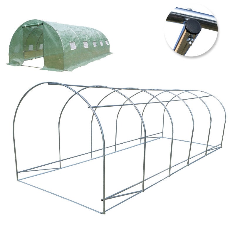 Stelaż do Tunelu Ogrodowego 4iq Group 3x8m 25mm