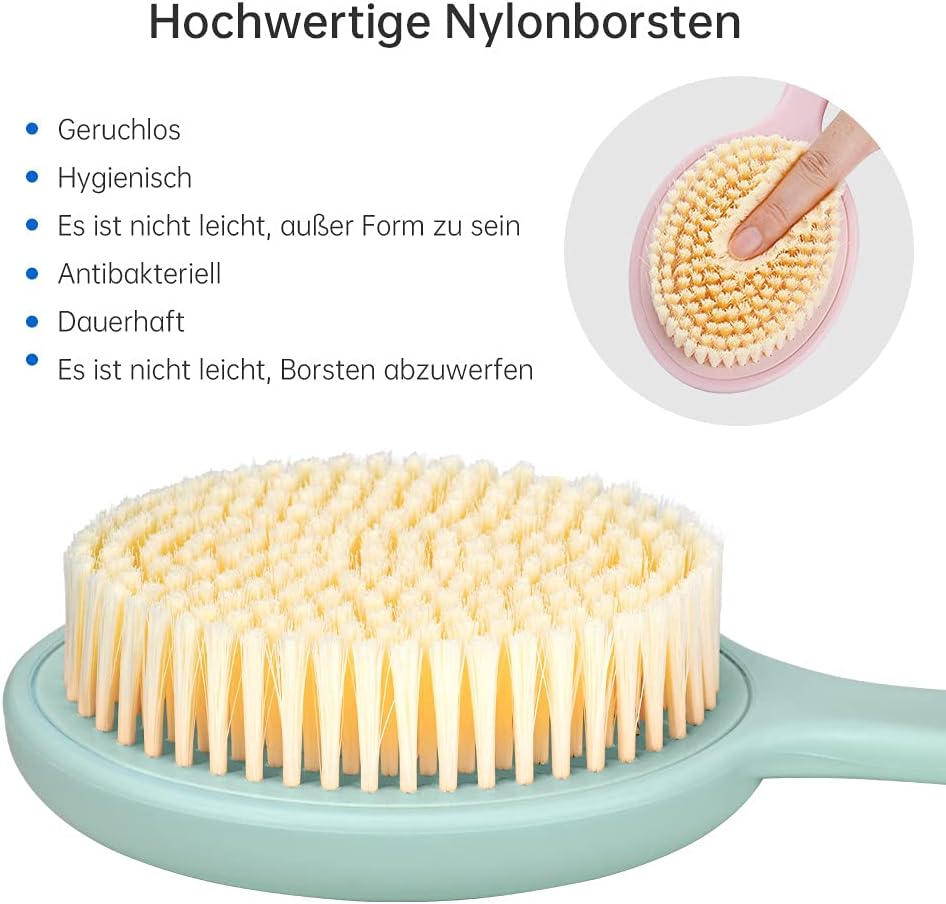 Spazzola Per Schiena Da Doccia Con Manico Lungo 43 Cm