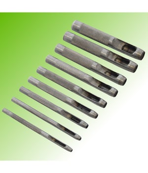 Set 9 Punzoni In Acciaio Per Orologi E Gioielli, Diametro 1.5-8 Mm, Con Borsa Di Immagazzinaggio - Utensili Precisione - Foto 10