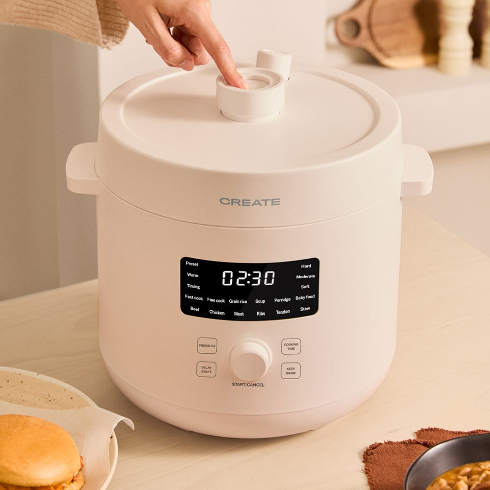 CREATE - PRESSURE COOKER STUDIO - Autocuiseur électrique multifonctionnel programmable- Blanc cassé - 2