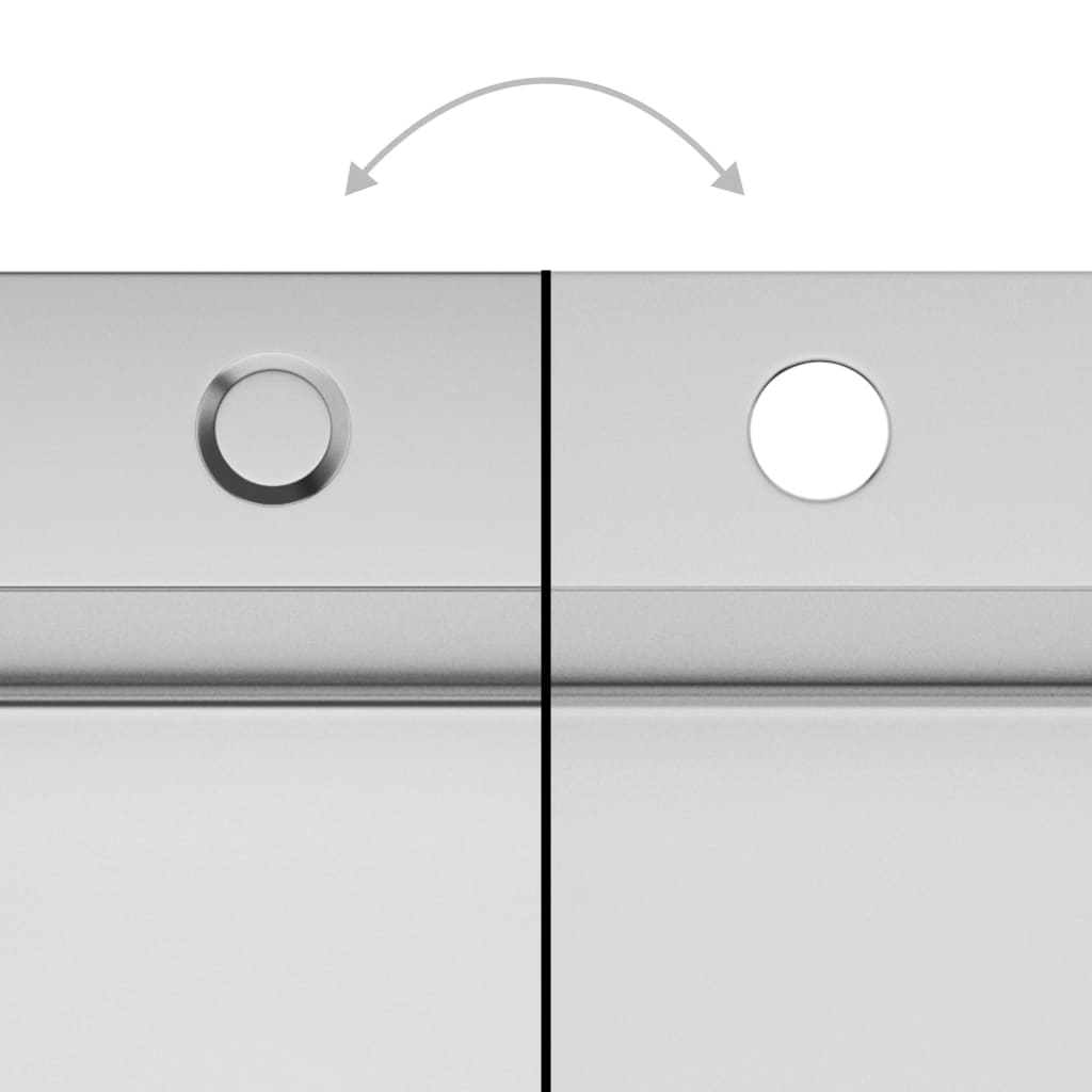 Lavello da cucina fatto a mano 59 x 44 cm acciaio inox argento 02_0002463 - 6