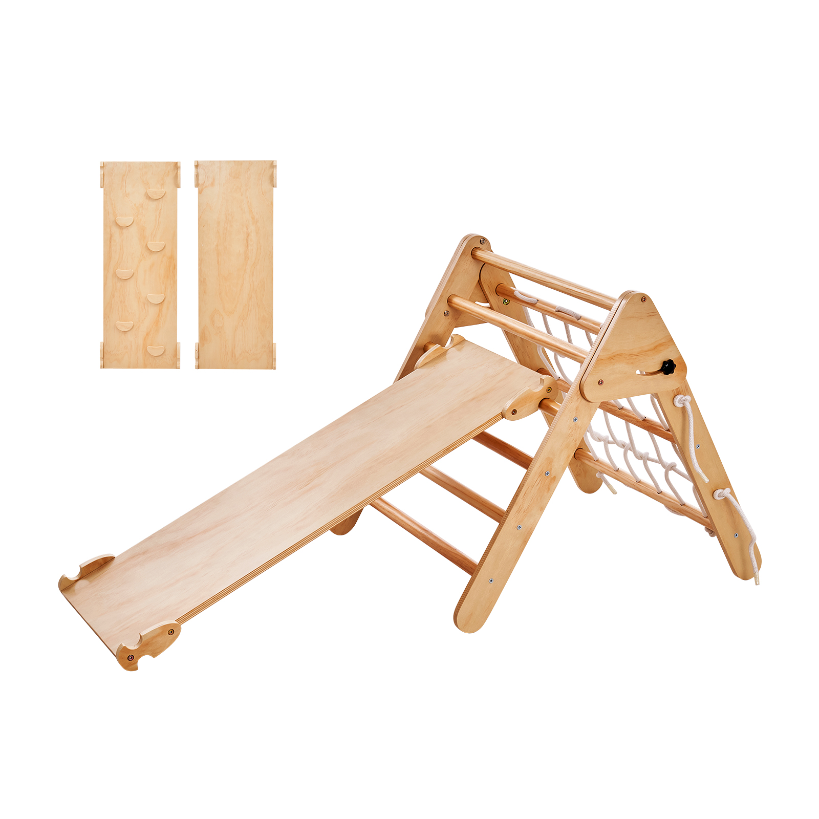 VEVOR Kit Triangle d'Escalade Montessori 4-en-1, Échelle d’Escalade ...