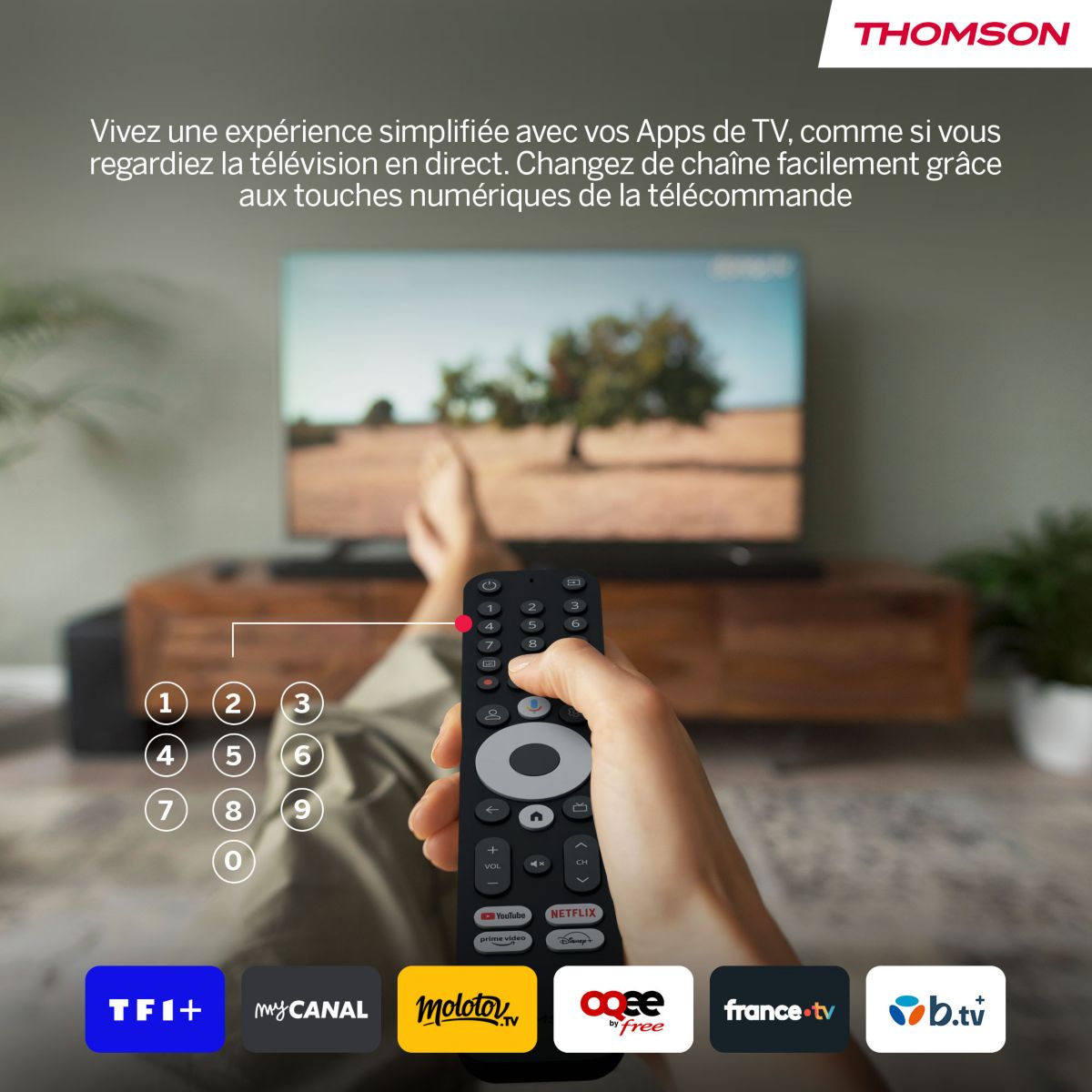 Passerelle multimédia THOMSON 240G Box 4K avec Google TV - 3