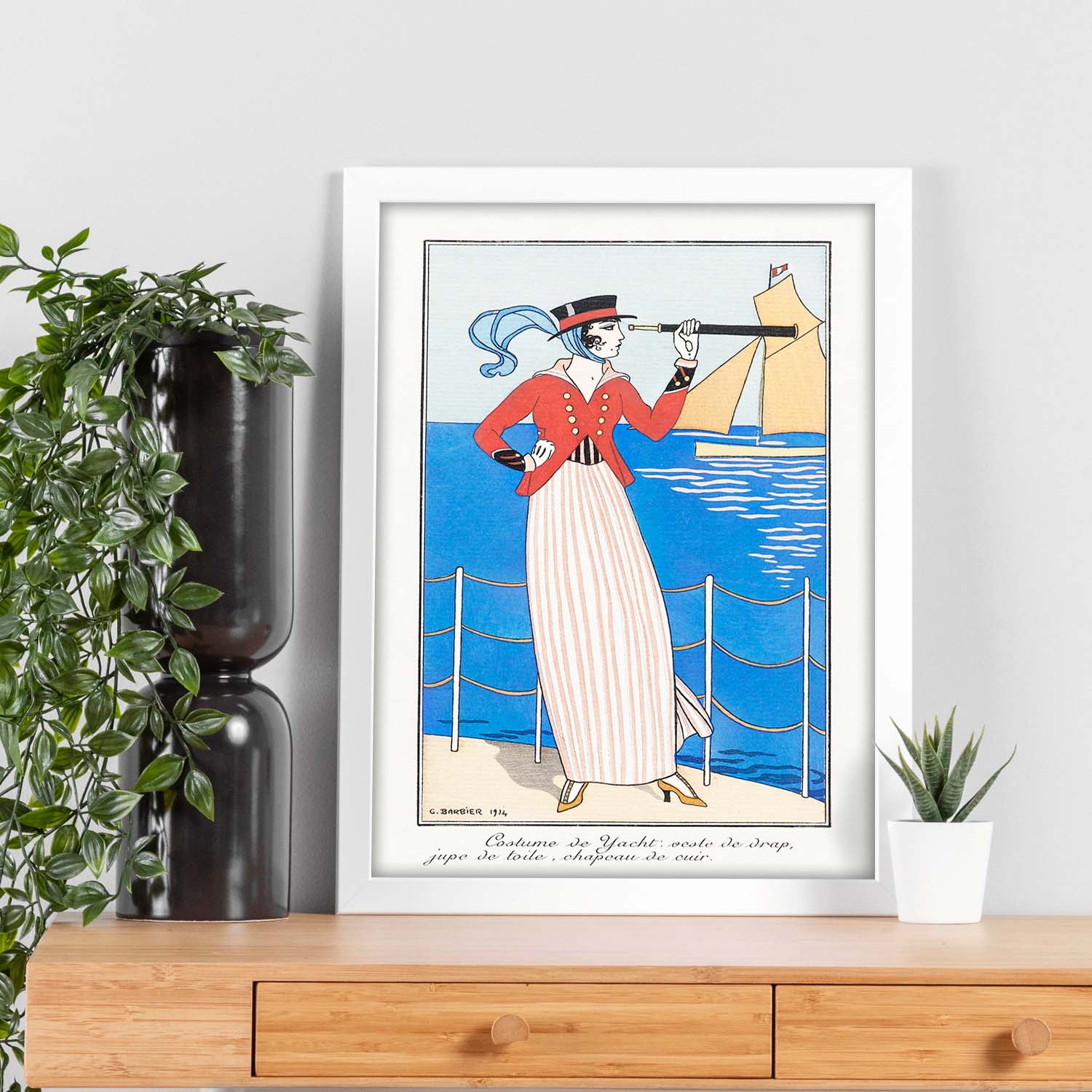 Affiche Murale Moderne 70x100cm Femme Ethnique Bijoux - Poster Sans Cadre ARTTOR