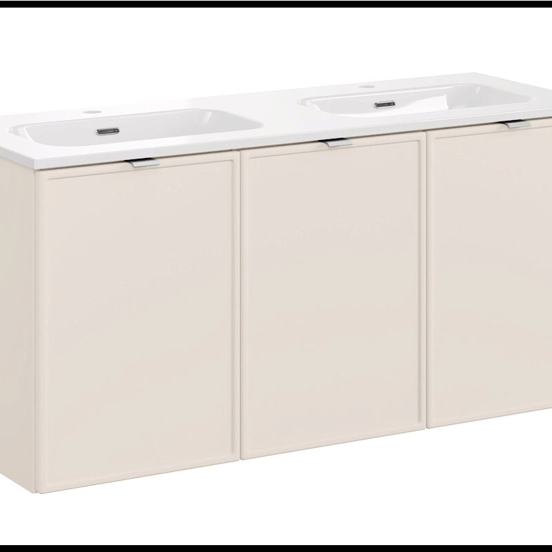 Szafka łazienkowa BELLA CASHMERE 82-120-3D 120cm kaszmirowa z umywalką