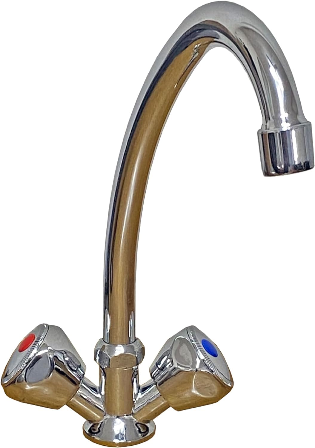 Rubinetto Miscelatore Monocomando Da Cucina Cromato Con Leva Laterale - Foto 3