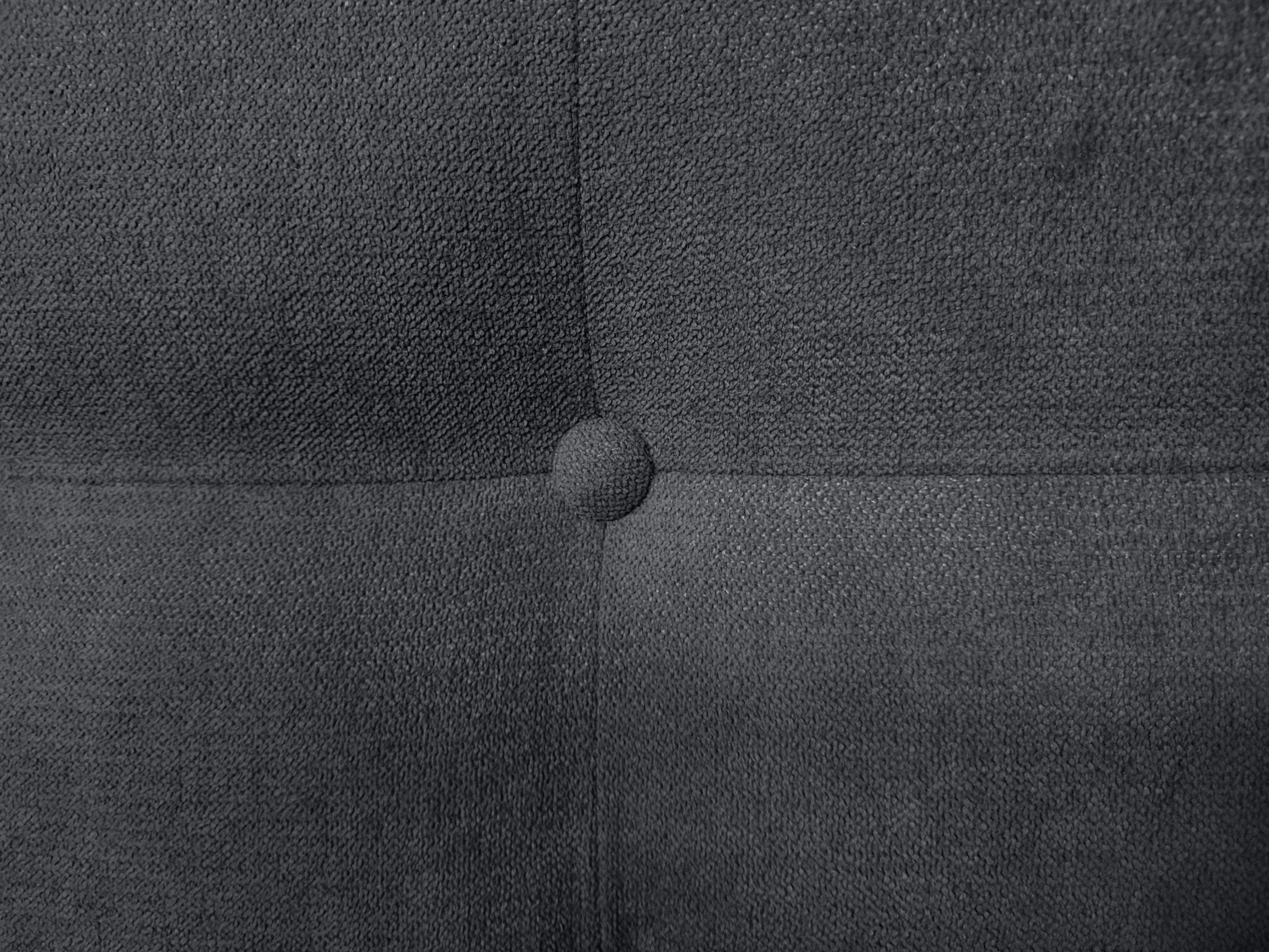 DECORQUALITY Cabecero Cama TEXAS BUTTON DELUXE Cabezal Tapizado en tejido Antimanchas Gris Marengo 150*70 CM - 3