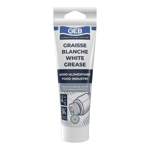 Graisse blanche GEB sans savon spécial contact alimentaire 125ml