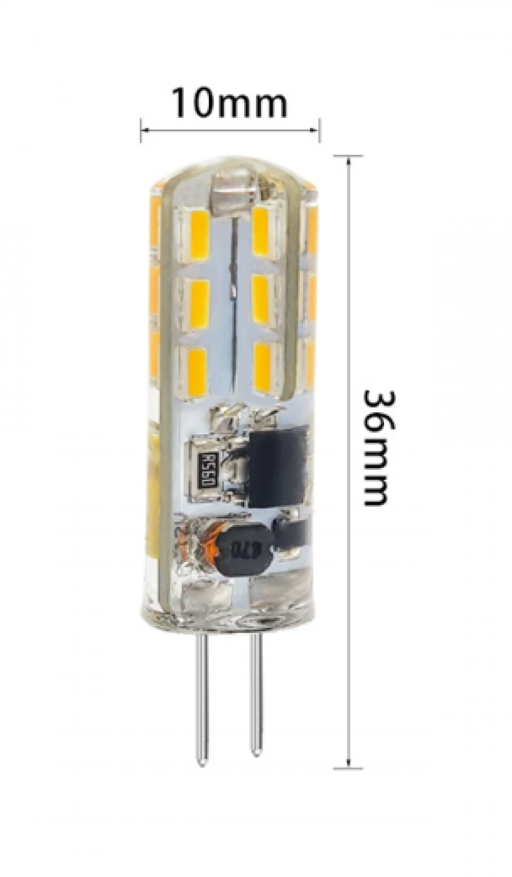Ampoule G4 LED 12V, 2W équivalent à 15-20W halogène, Blanc froid 6000K, 160lm, G4 LED ampoule d'éclairage,Non dimmable, 10 Pièces - 2