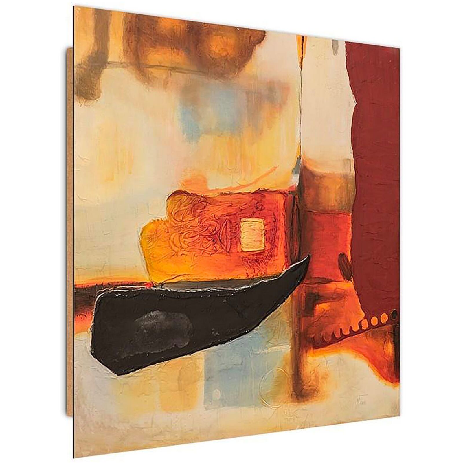 Tableau composition abstraite 2 - 100 x 100 cm - 2